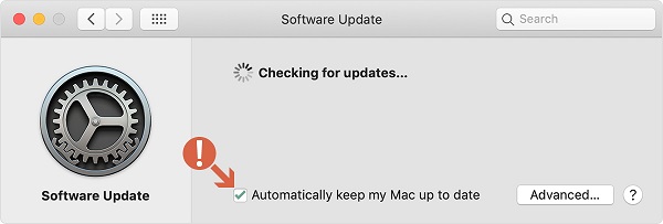 Автоматическая проверка обновлений mac