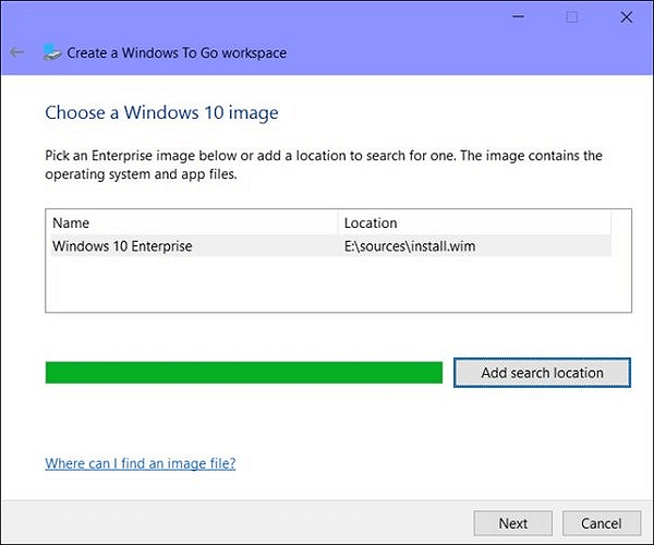 Создание Windows to GO на внешнем жестком диске с ISO-образом Windows 10
