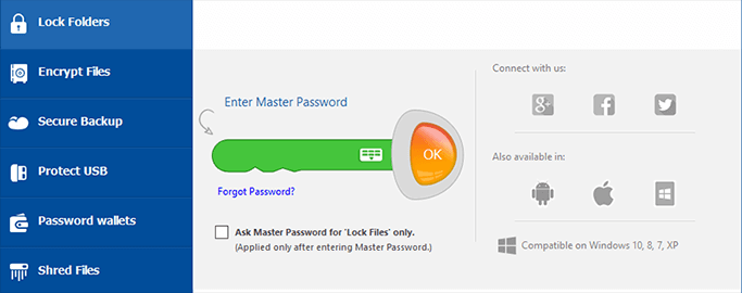 Forget Folder Lock password.