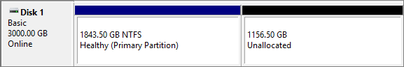 merge unallocated space larger than 2TB 2