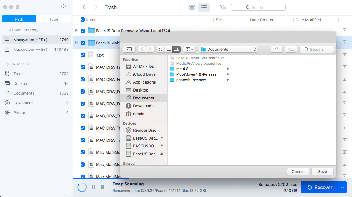 recover deleted files mac