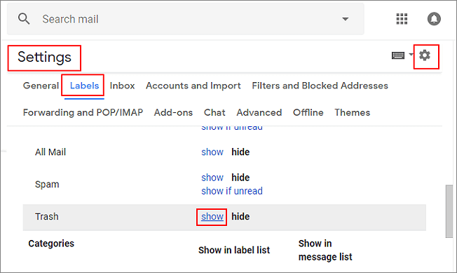 как восстановить удаленные письма в почте gmail на телефоне