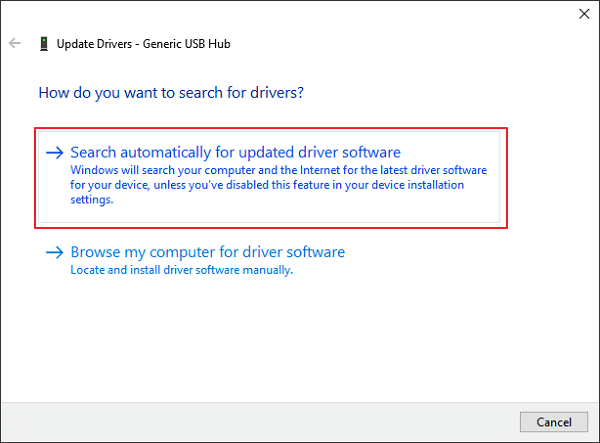 Update drivers on external hard drive to fix 32GB only shows on external hard drive