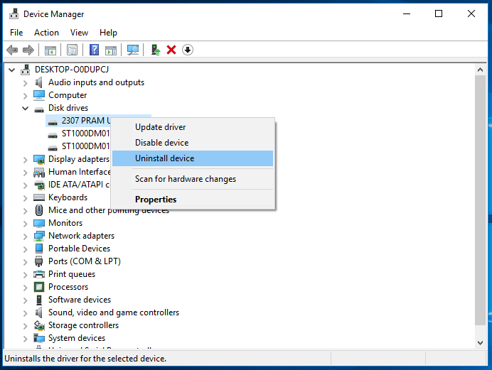 Устранение неполадки, когда USB-устройство не отображается в Windows 10 - Переустановка драйвера