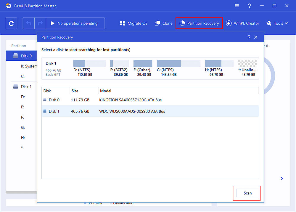 Click Partition Recovery